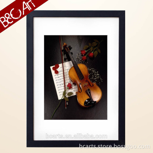 Z(62931) Hot performing art painting of violin,print on paper for decor